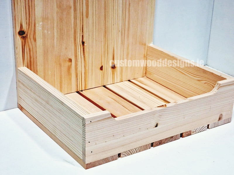 Natural Pine Crate-Style countertop Display - CWDdisplays