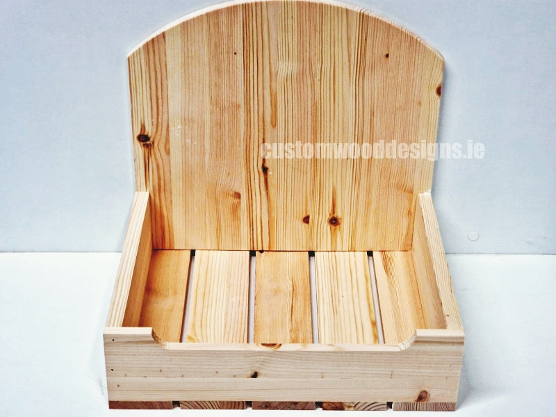 Natural Pine Crate-Style countertop Display - CWDdisplays
