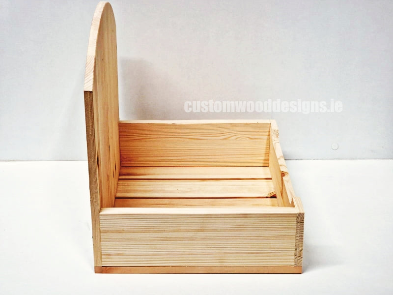 Natural Pine Crate-Style countertop Display - CWDdisplays