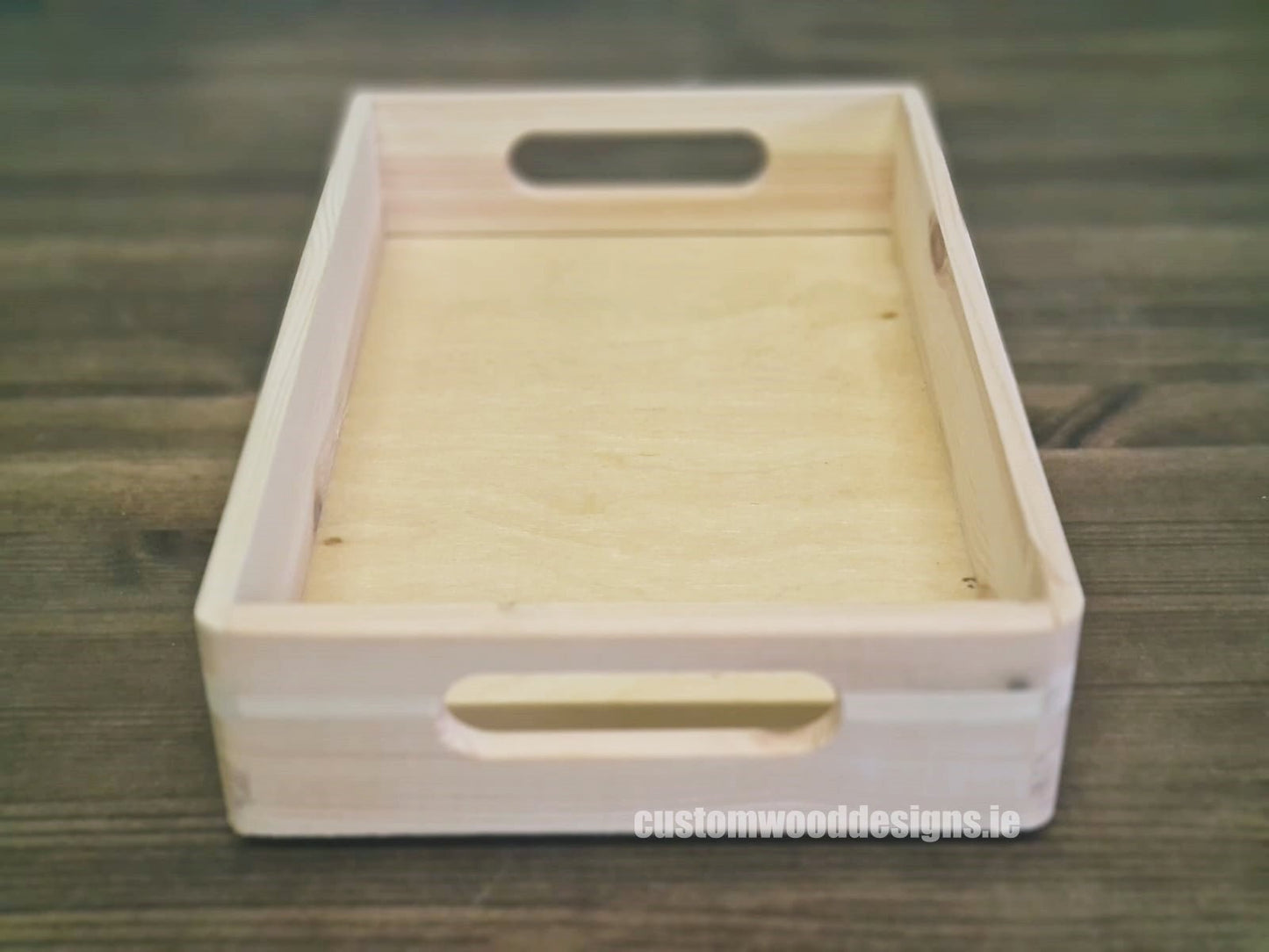 KnobiOne - Pine Wood Tray 30 X 20 X 7 cm OB1 Pine Box with Handle pin bedroom deco box crate room deco wood wooden pine-box-with-handle-default-title-knobione-pine-wood-tray-30-x-20-x-7-cm-ob1-53611827724631