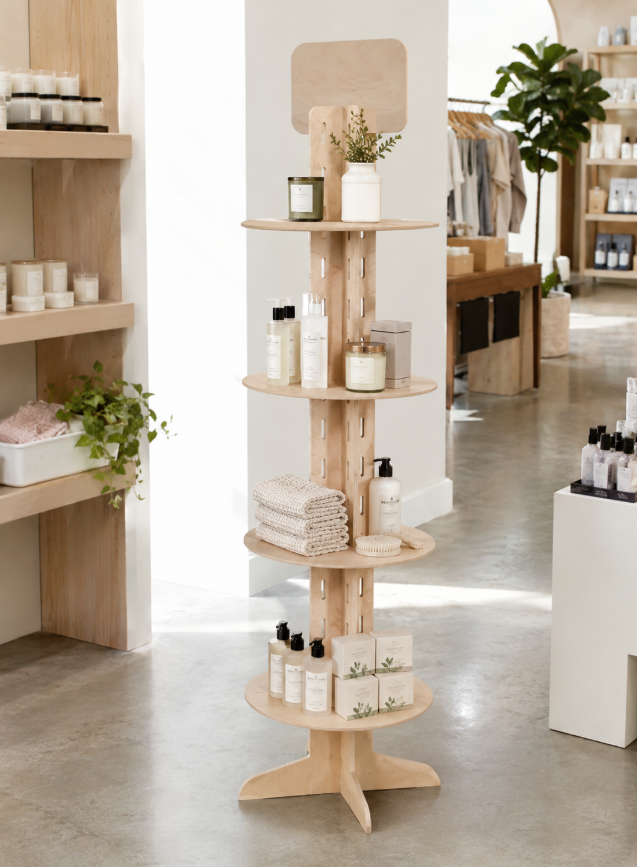 The Sustainability Case for Slot-Together Wood Displays