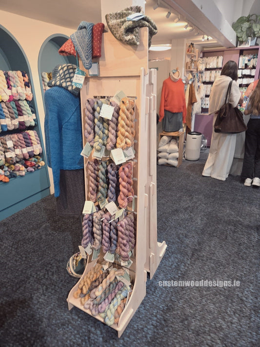Yarn Display Space-Smart Solutions . Maximize Your Craft Shop with the Blister 400