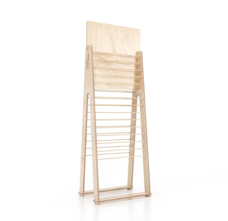 Flat-pack slot-together wooden display