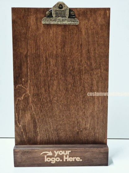 Clipboard Block Set - A4 Rich Brown x10 Custom Wood Designs CustomWoodDesignsIrelandDoublesidedA4sizePointofsaleInformationholderA4clipboardandblocksetInformationDisplayretailhospitalitycorporateCWD_3_63a1a25f-0f2b-40f5-97a3-7732e0a21865