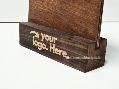 Clipboard Block Set - A5 Rich Brown x10 Custom Wood Designs CustomWoodDesignsIrelandDoublesidedA4sizePointofsaleInformationholderA4clipboardandblocksetInformationDisplayretailhospitalitycorporateCWD_3_f9f4d5e8-8902-4f9c-9b83-9b2618703990