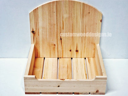 Natural Pine Crate-Style countertop Display - CWDdisplays