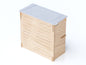 Fiero 1000 Large Dual-Shelf Wooden Display Unit