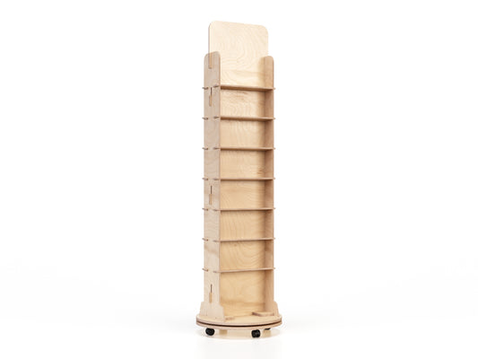 Tall rotating floor display stand – Girevole Terra