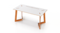 Scrivania White Large Oak - CWDdisplays