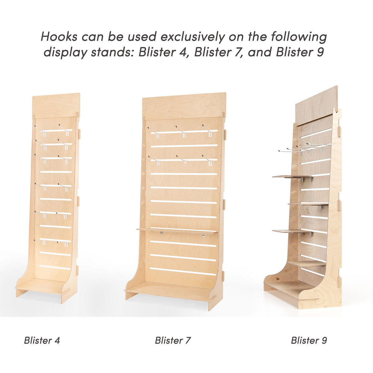 Blister Display Extra Hooks – Set of 4 - CWDdisplays