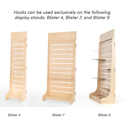 Blister Display Extra Hooks – Set of 4 - CWDdisplays