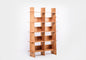 190 cm tall Libreria Oak bookshelf with tool-free assembly and Scandinavian design.