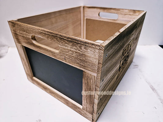 Wooden crate with chalkboard pack of 10 Securit __label: Multibuy default-title-wooden-crate-with-chalkboard-pack-of-10-53613134250327
