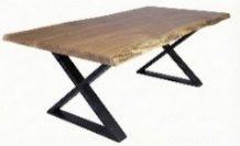 Achill Live Edge Display Table – Nature X Live Edge Oak Dining Table, solid oak retail display table
