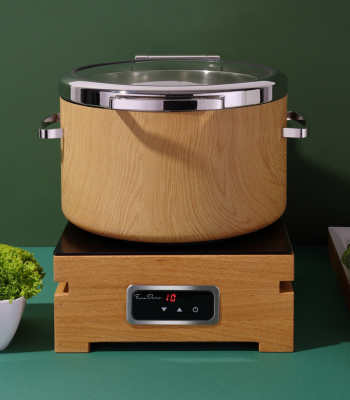 Madeira black induction hob cover for buffet heater by Fine Dine, protective case for buffet induction heater 239551.