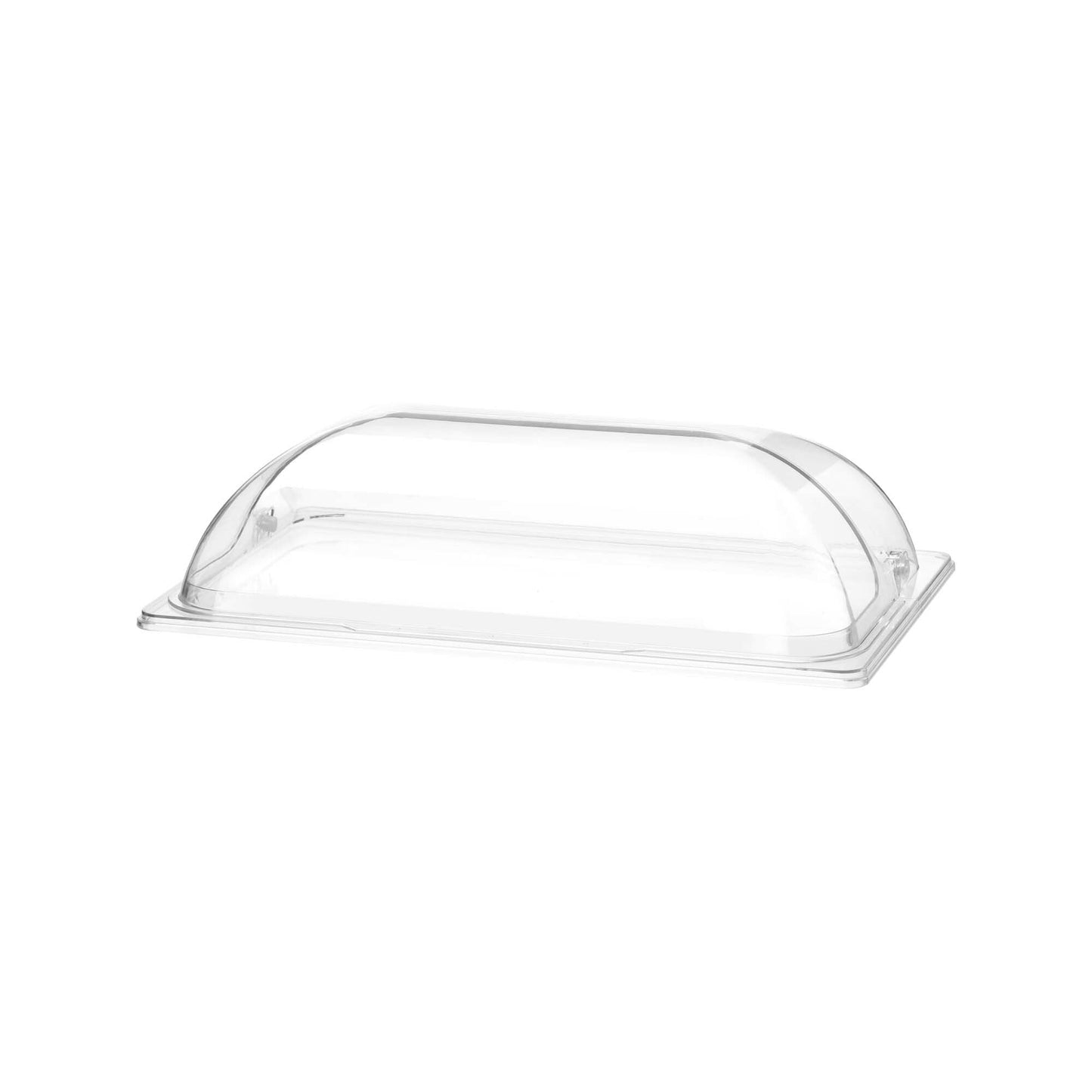 Polycarbonate roll-top lid for GN 1/1, size 535x330x135mm, designed for food containers by Fine Dine.