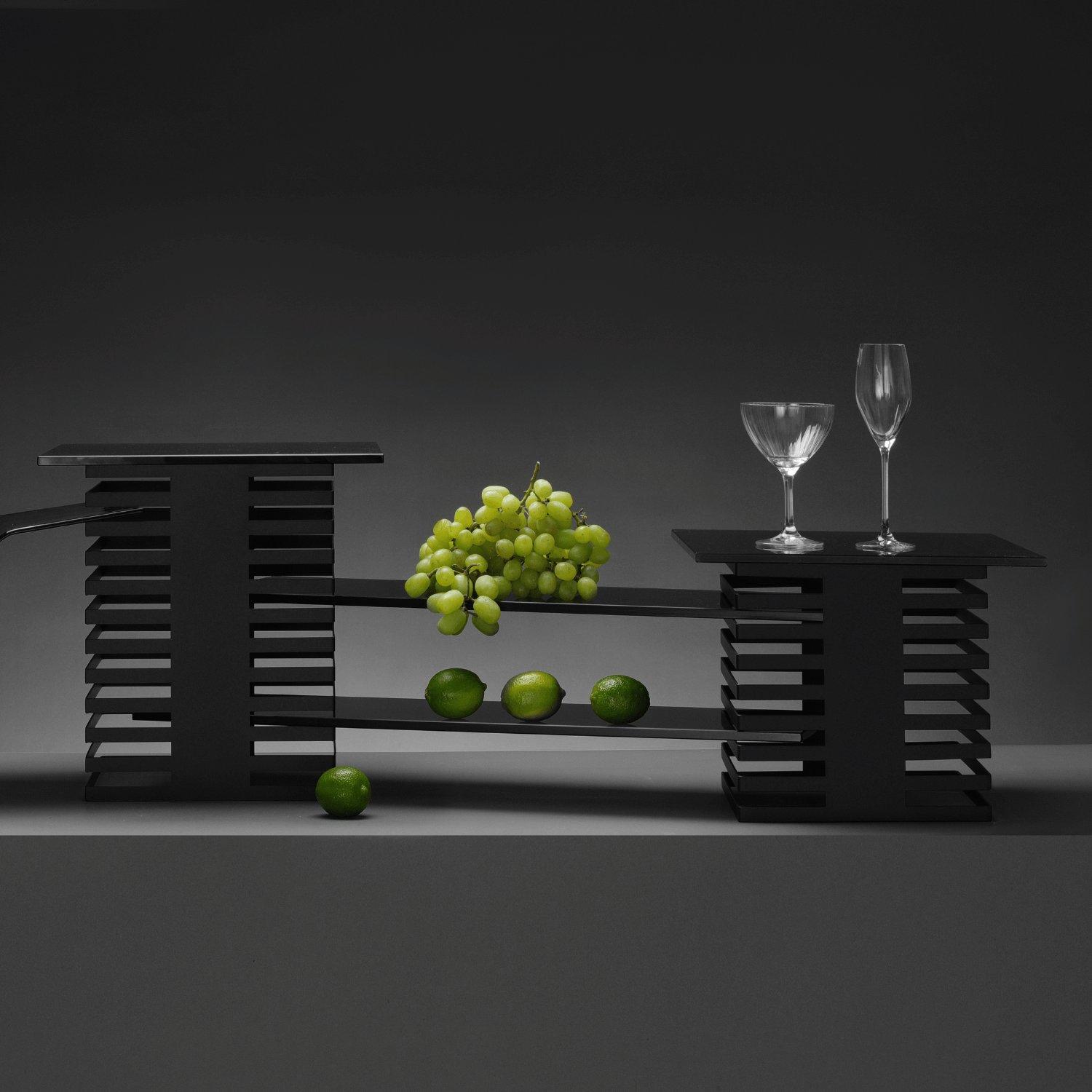Skiatos glass tray, 700x200mm - CWDdisplays