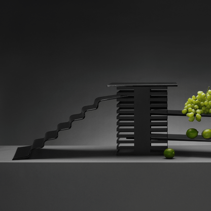 Skiatos buffet column, 9 levels, 250x250x260mm - CWDdisplays