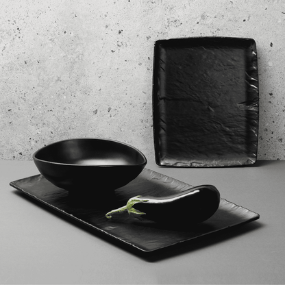 Terra Galaxy Bowl grey granite 260x220x(h)95 mm - CWDdisplays