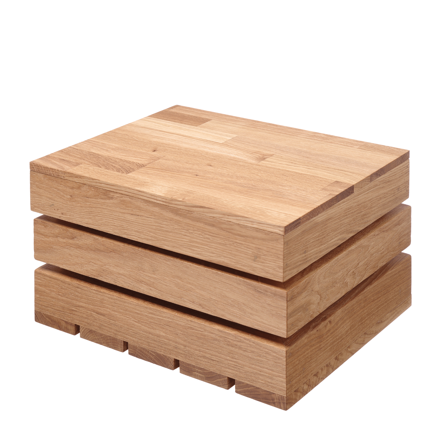 Oak overlay for GN 1/2 size made by Fine Dine, showing the detailed wood grain and smooth finish on the Madeira overlay.