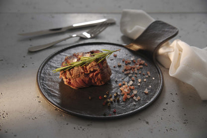 Rectangular plate from Fine Dine, 295x148mm, with a smooth ceramic surface and clean design for serving food.