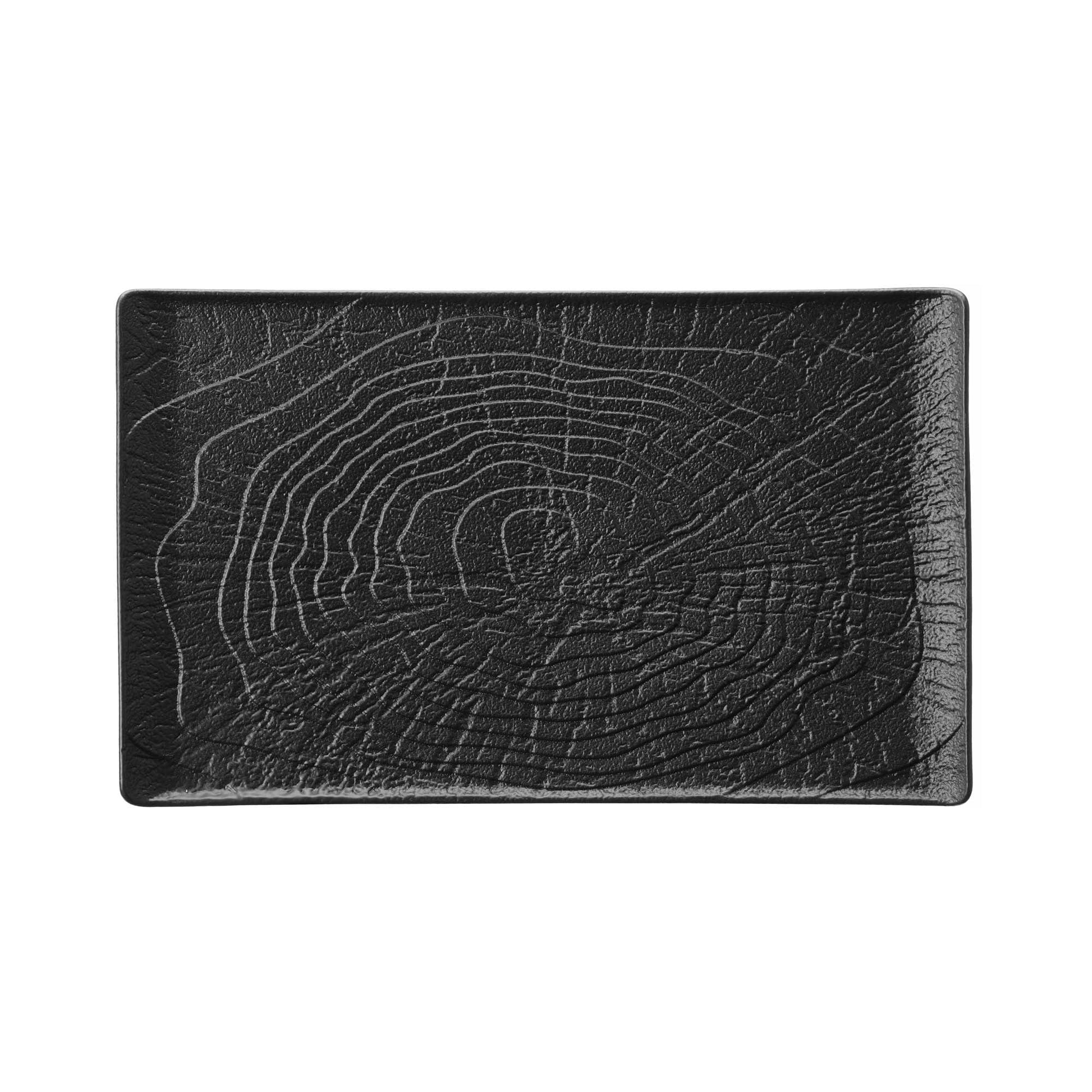 Rectangular plate from Fine Dine, 335x205mm, with a clean, minimalist design suitable for serving appetizers or desserts.