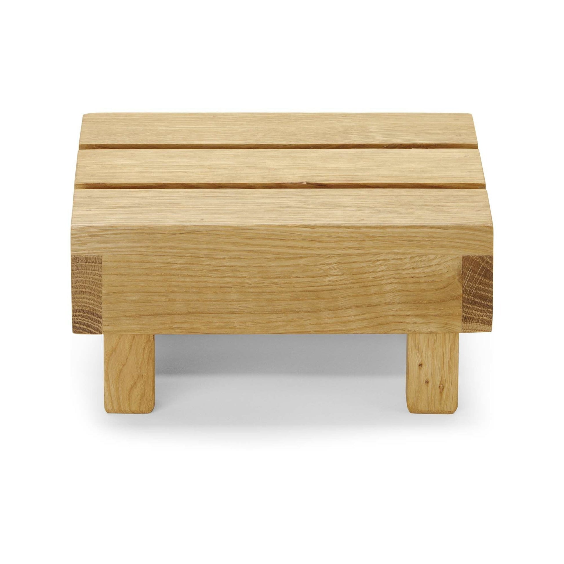 Madeira oak buffet container by Fine Dine, 200x200x100mm, rectangular wooden storage box for kitchens or buffets.
