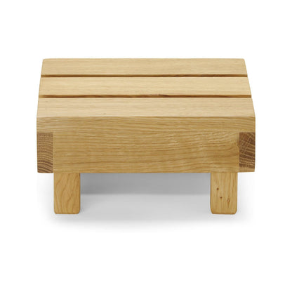 Madeira oak buffet container by Fine Dine, 200x200x100mm, rectangular wooden storage box for kitchens or buffets.