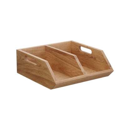 Madeira double buffet container by Fine Dine, 350x310x125mm, with two compartments for food storage and serving.