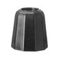 Black Metropolis pedestal base for cake stand, 110x120mm, by Fine Dine, showcasing a sleek, sturdy platform for cake presentation.