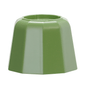 Green Metropolis pedestal base for cake stand, 110mm diameter and 82mm height, by Fine Dine, shown in the image.