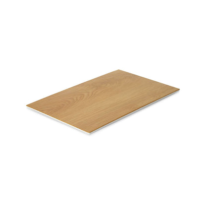 Panama White Buffet Tray by Fine Dine, GN 1/1 size, 530x325mm, shown on a table with food presentation.