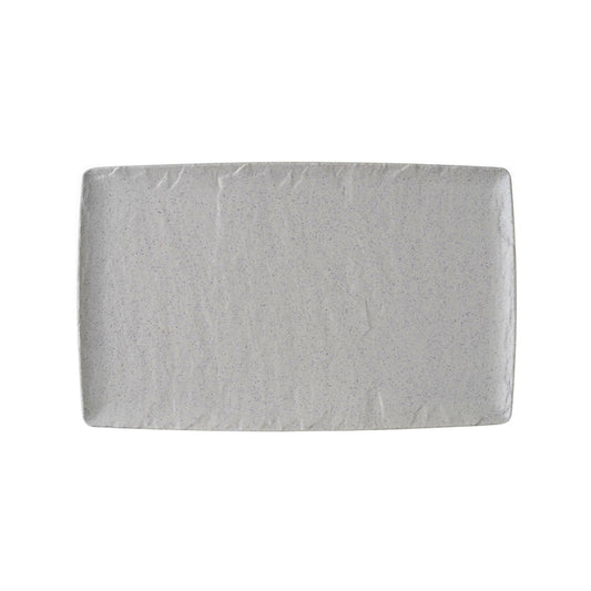 Beige Fine Dine Melamine Platter Rock GN 1/1, 530x325mm, with smooth edges and durable surface for serving large dishes.