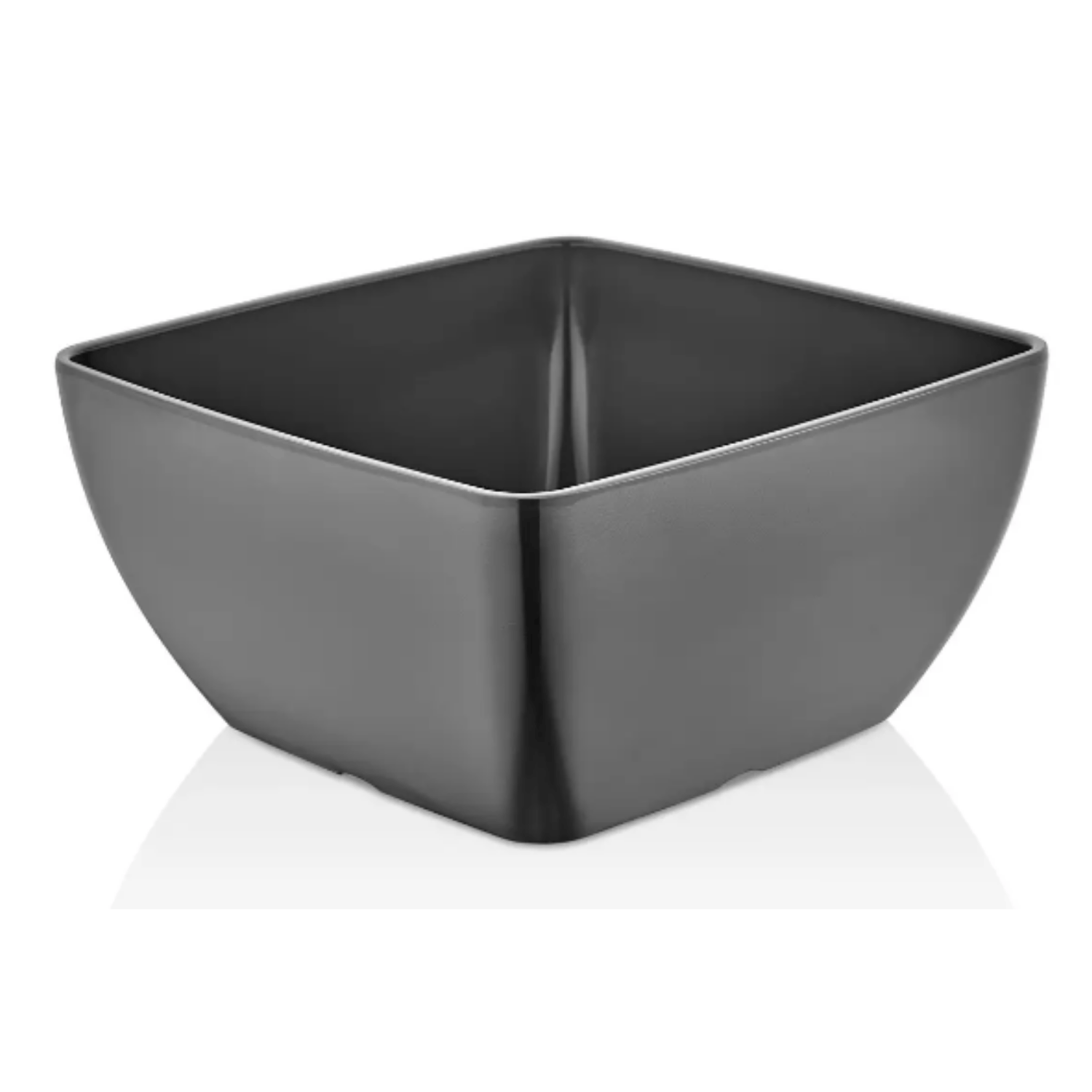 Square Melamine Bowl, Graphite, 250x250x(h)120mm - CWDdisplays