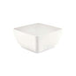 Square Melamine Bowl, White, 250x250x(h)120mm - CWDdisplays