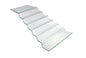 Vetro seven-step transparent glass buffet stairs, 680x(H)200mm - CWDdisplays