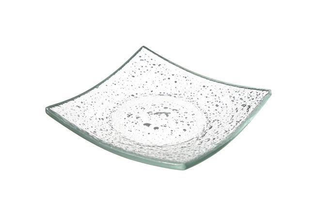 Vetro fingerfood square transparent glass dish, 80x80mm - CWDdisplays