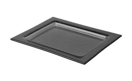 Vetro black glass tray GN 1/2 - CWDdisplays