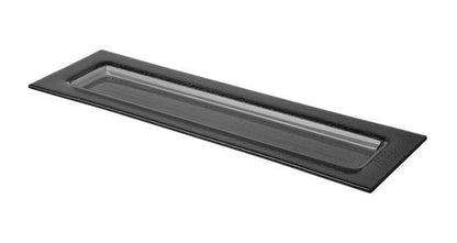 Vetro black glass tray GN 2/4 - CWDdisplays