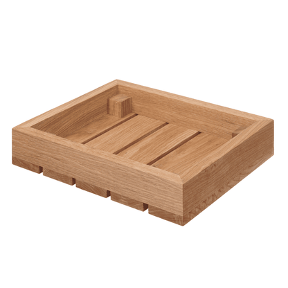 Fine Dine Madeira initial oak box GN 1/2 for food storage, made of sturdy oak with engraved initials, practical and stylish.