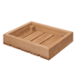 Fine Dine Madeira initial oak box GN 1/2 for food storage, made of sturdy oak with engraved initials, practical and stylish.