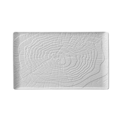 Fine Dine Nordic rectangular plate, 335x205mm, showcasing a sleek ceramic design suitable for modern table settings.