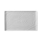 Fine Dine Nordic rectangular plate, 335x205mm, showcasing a sleek ceramic design suitable for modern table settings.
