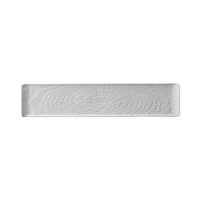 Fine Dine Nordic rectangular side dish plate, 468x100mm, ceramic dinnerware with clean lines and modern design.