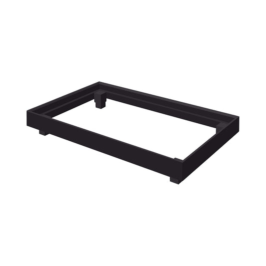 Fine Dine Madeira Black overlay GN 1/1 cover, durable food service cover with black overlay for gastronorm containers.