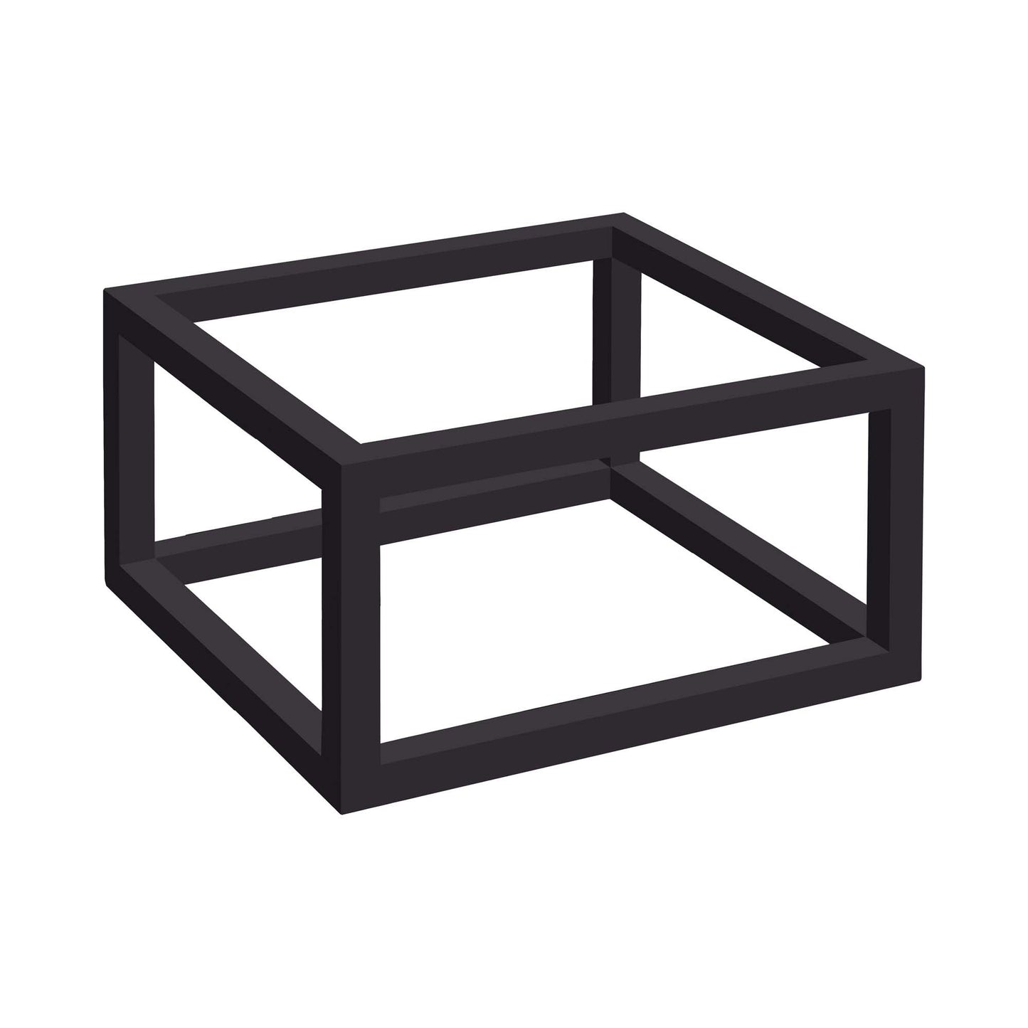Madeira black tray base for GN 1/1 trays by Fine Dine, showcasing sturdy frame with sleek black finish for professional food service.