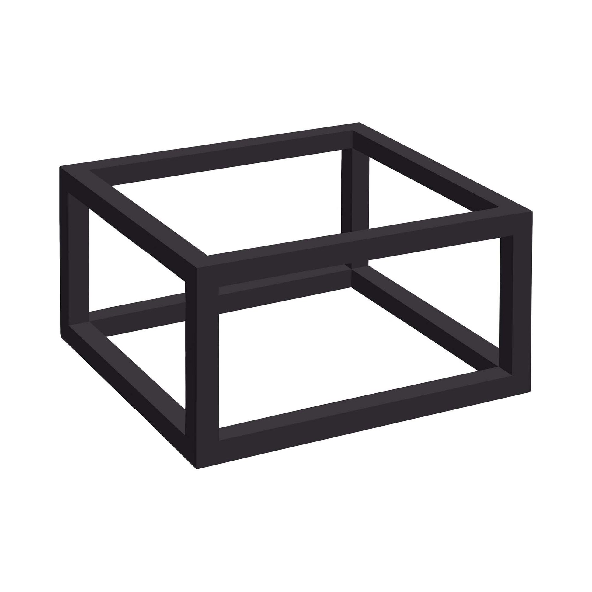 Madeira black tray base for GN 1/1 trays by Fine Dine, showcasing sturdy frame with sleek black finish for professional food service.