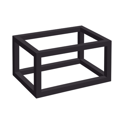 Madeira black frame tray base for GN 1/2 tray by Fine Dine, showing sturdy metal construction with sleek black finish.