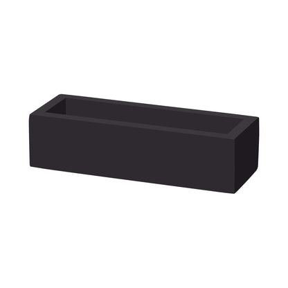 Madeira Black cutlery box by Fine Dine, compact storage container measuring 275x100x70 mm with a sleek black finish.