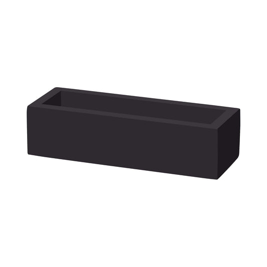 Madeira Black cutlery box by Fine Dine, compact storage container measuring 275x100x70 mm with a sleek black finish.